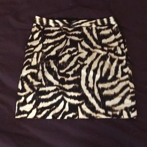 Ann Taylor animal print skirt size 4P (Petite)